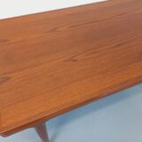 Vintage rectangular Scandinavian dining table by Johannes Andersen Samcom