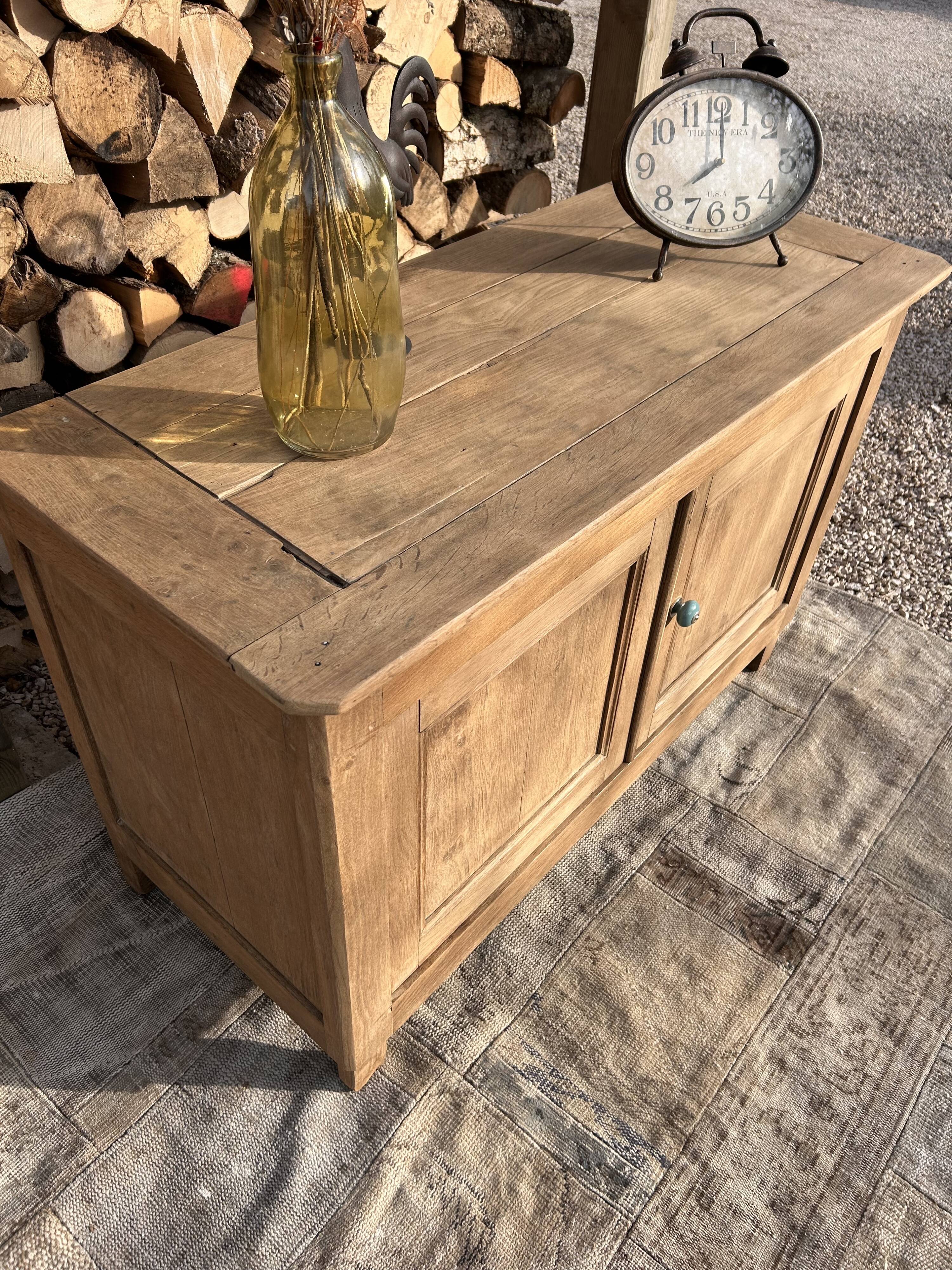 Renovated solid oak sideboard
