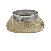 Glashutte Limburg - Tynell style - ceiling lamp - amber - 3rd quarter 20th