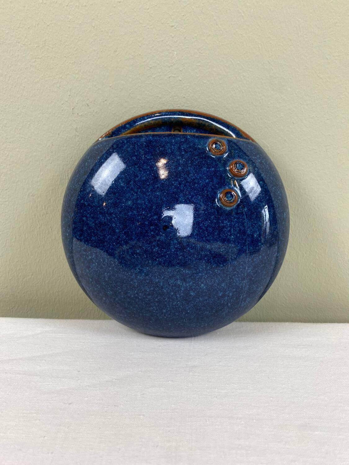 Handcrafted wall vase