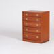 Mid-Century Drawer Chest in Teak by Henning Korch, Denmark, 1960s
