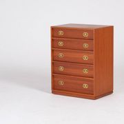 Mid-Century Drawer Chest in Teak by Henning Korch, Denmark, 1960s