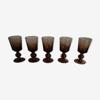 Series of 5 glasses