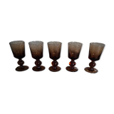 Series of 5 glasses