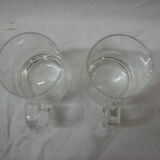 Set de 2 chopes à bière en cristal