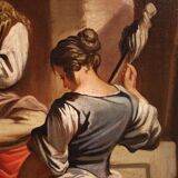 Great 18th century Italian painting, pastoral scene