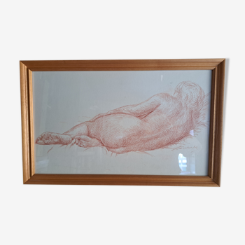 Original drawing signed by Lucien Vandevelde (1910 - 1997)