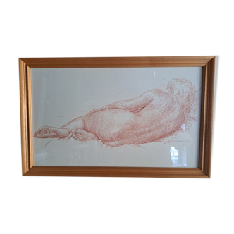 Original drawing signed by Lucien Vandevelde (1910 - 1997)