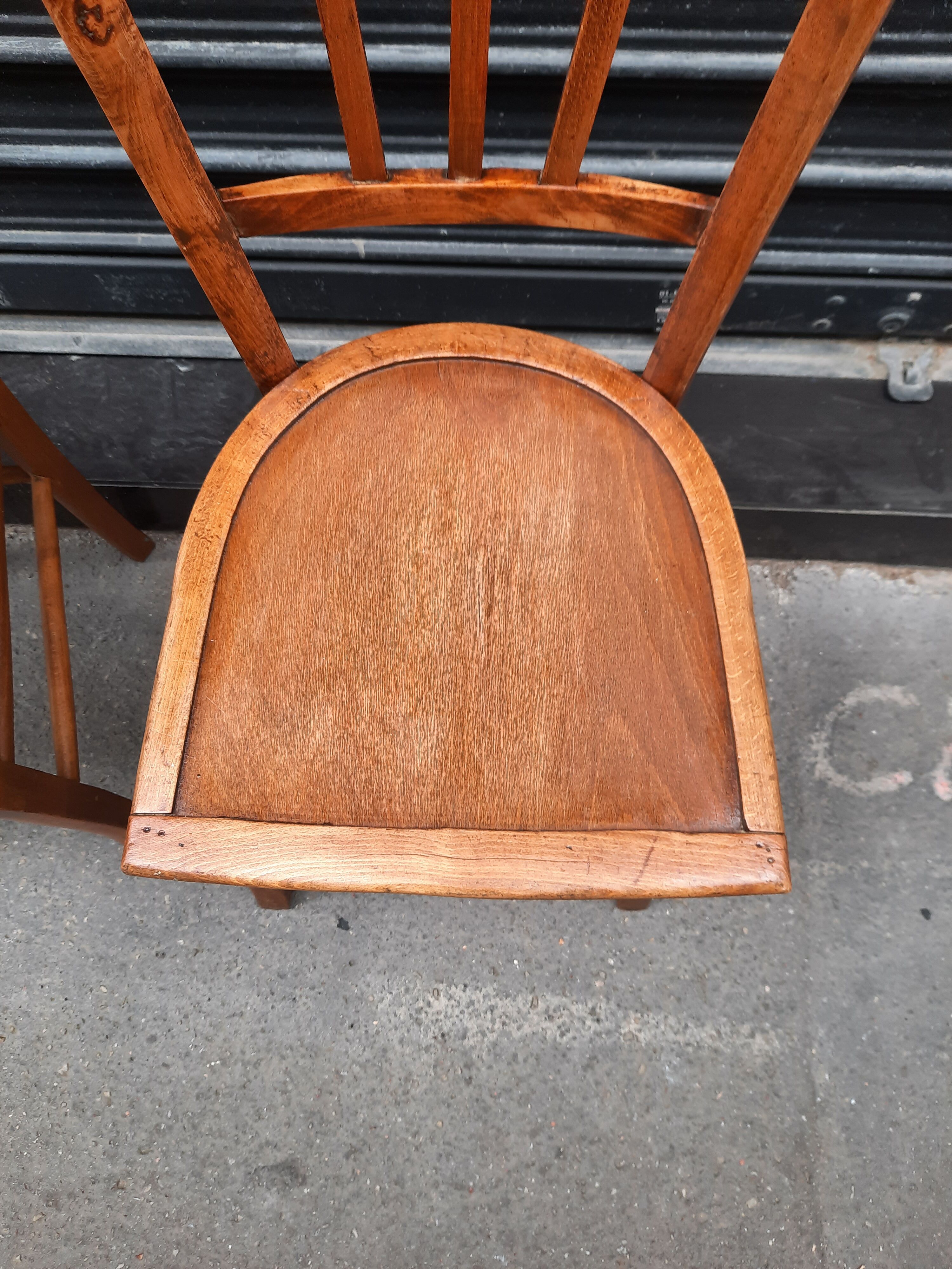 Pair of bistro chairs