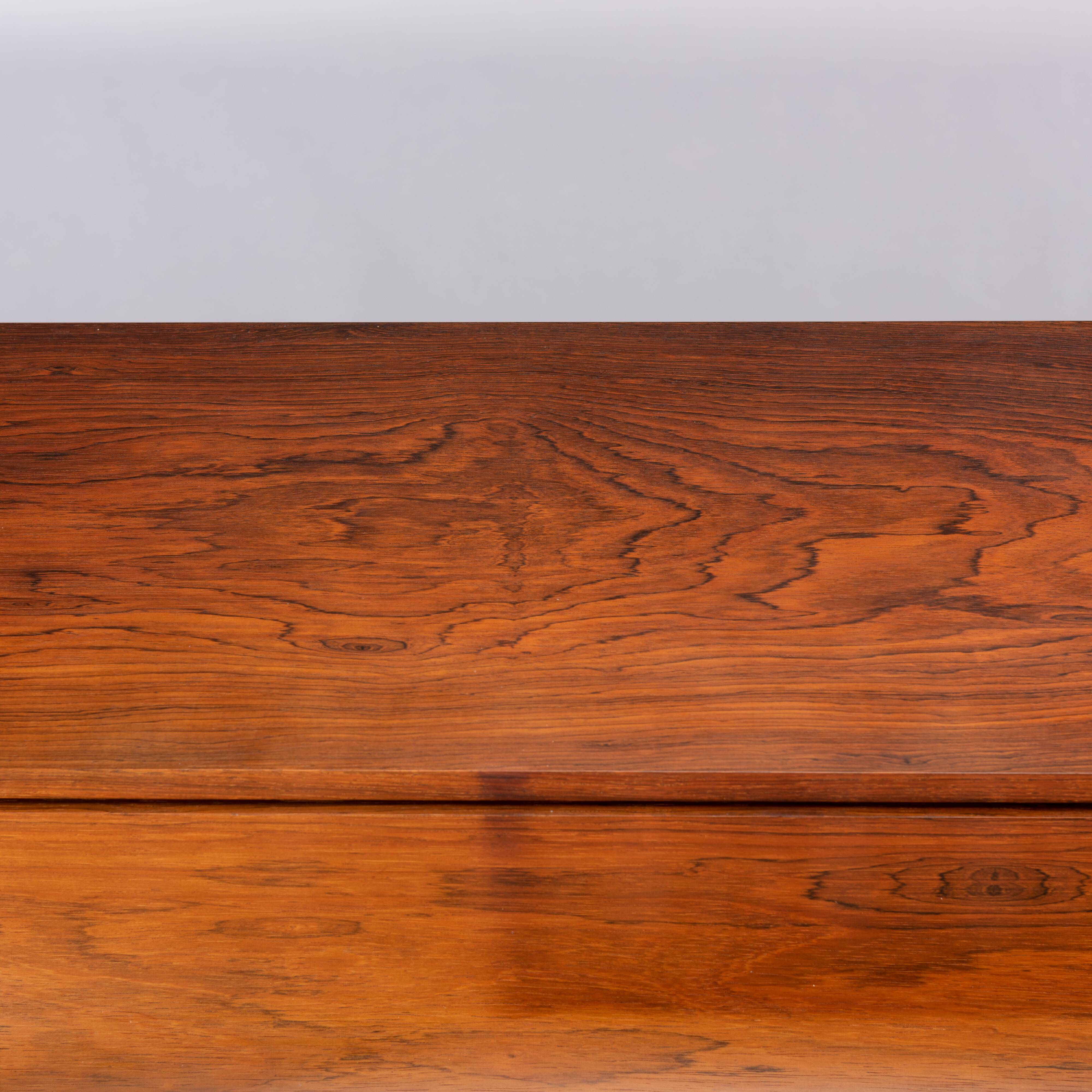 Danish mid-century modern hardwood pianette Bij Louis Zwicki, 1960s