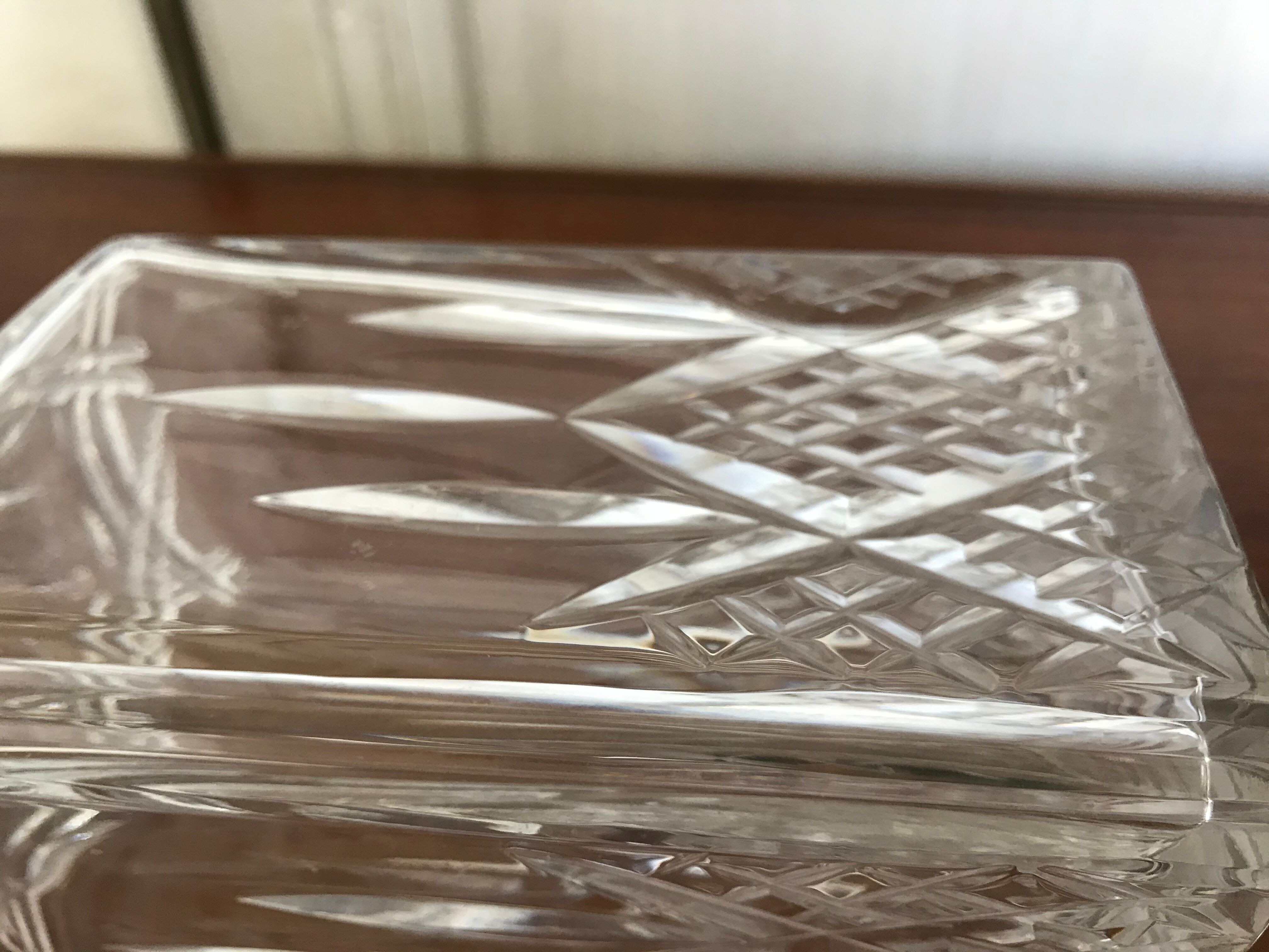 Crystal whisky carafe