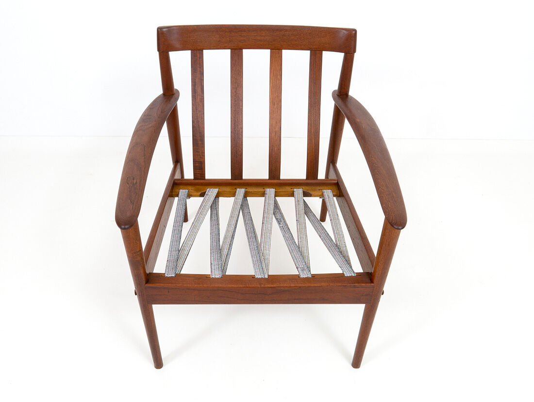 Teak armchair by Grete Jalk for Poul Jeppesen
