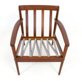 Teak armchair by Grete Jalk for Poul Jeppesen