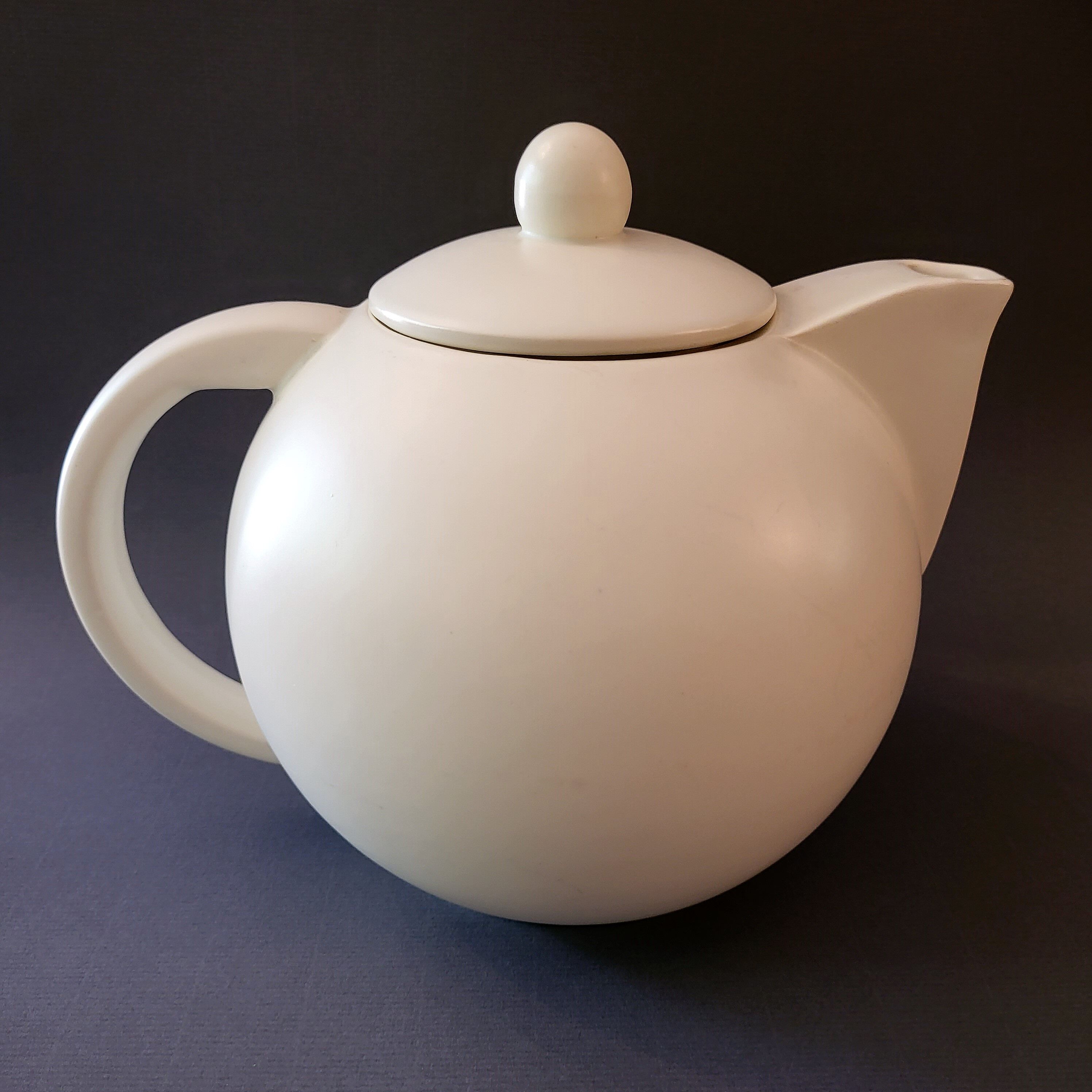 Earthenware boch frères la louvière teapot art-deco period