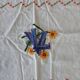 Old embroidered tablecloth