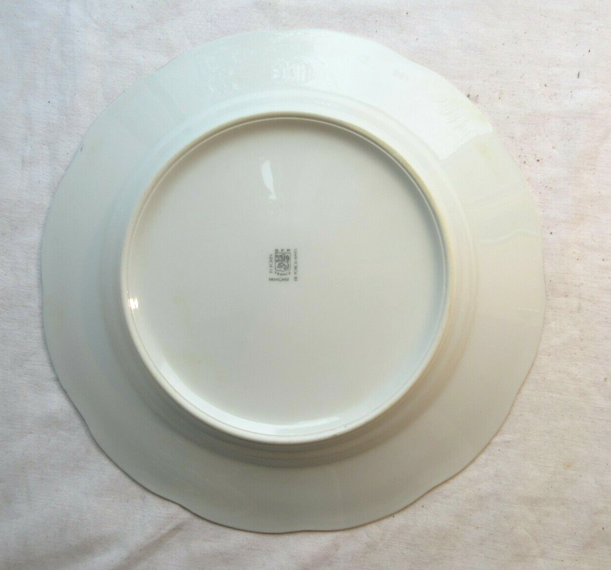 6 plates, Limoges porcelain: Model Scènes galantes by Fragonard