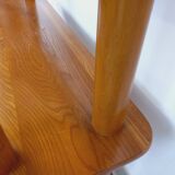Vintage elm bookcase from the 80s