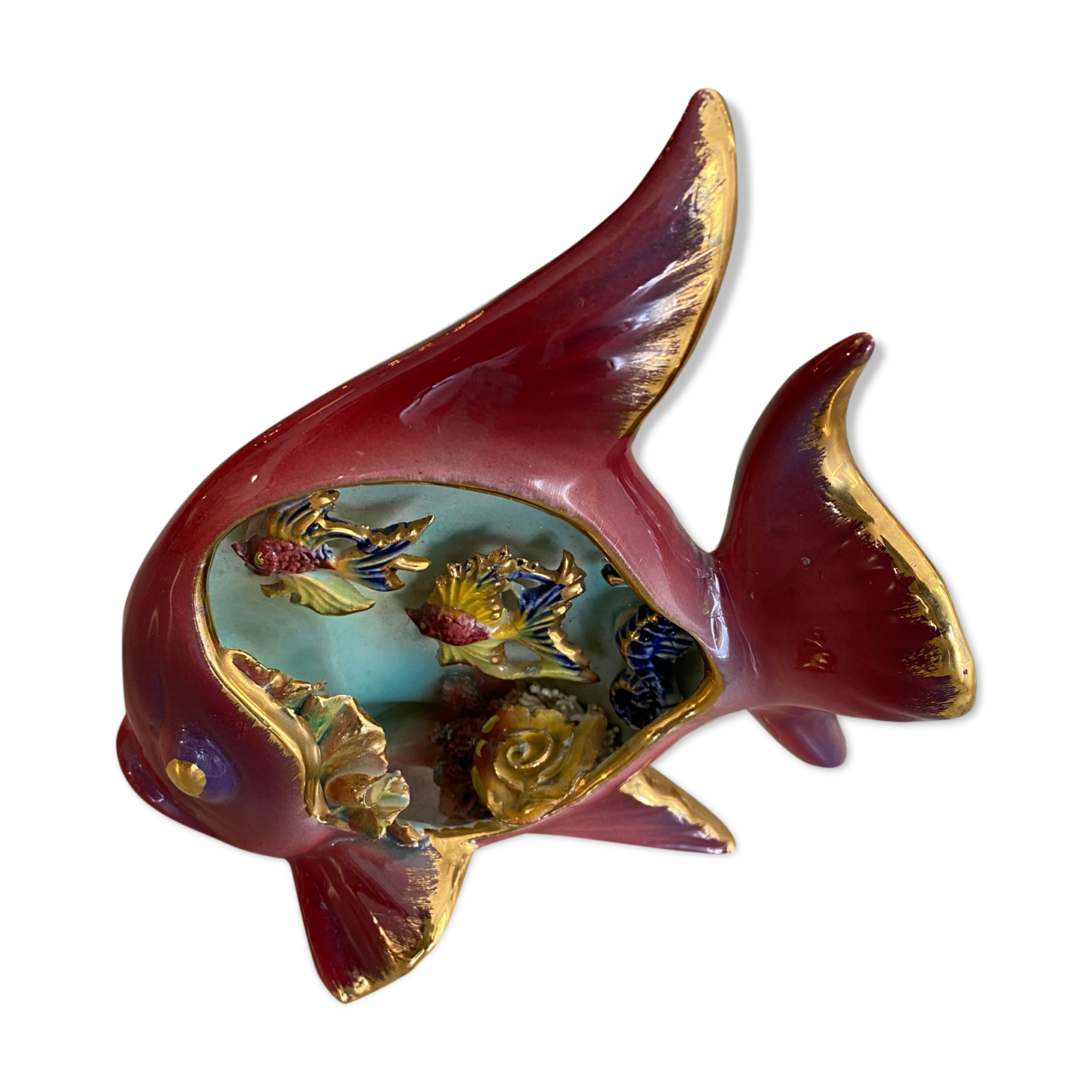 Vallauris ceramic lamp