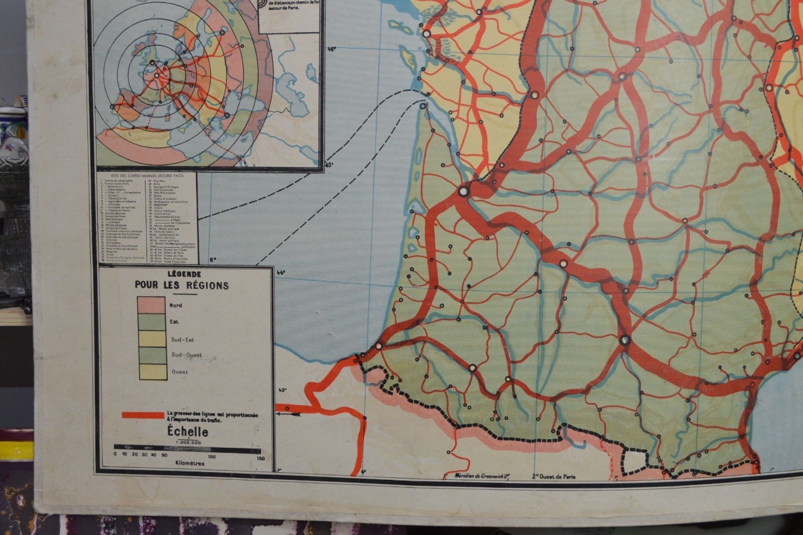 France Vidal Lablache school map