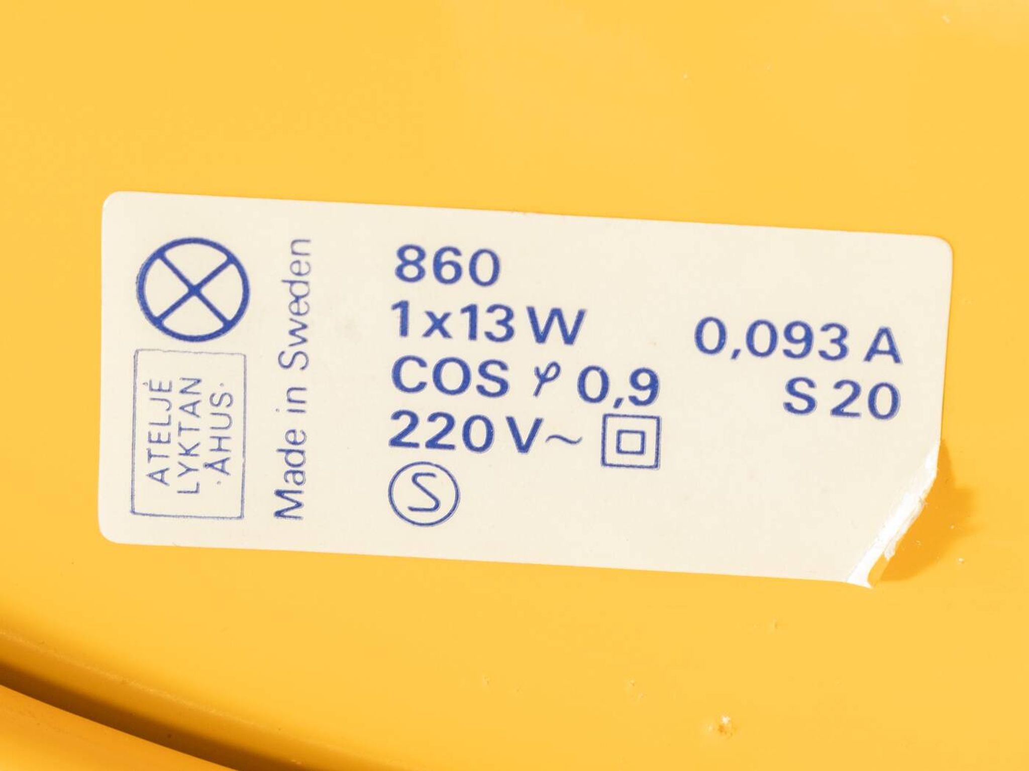 Lampe de bureau TUBE, Anders Pehrson, Ateljé Lyktan