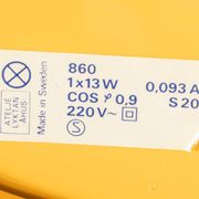 Lampe de bureau TUBE, Anders Pehrson, Ateljé Lyktan