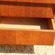 Dark chest of drawers with 5 drawers from the 1950s