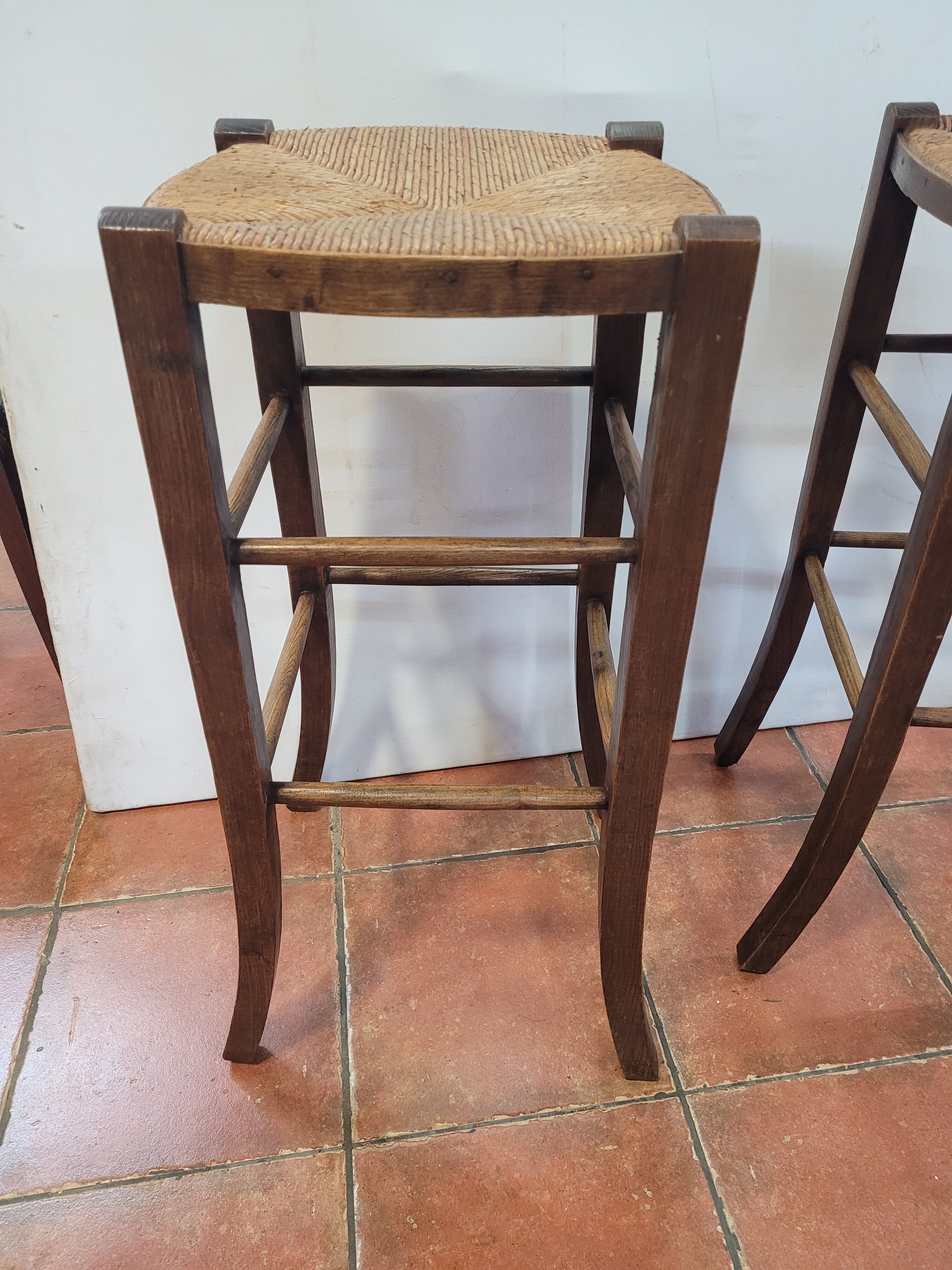 Pair of antique bar stools