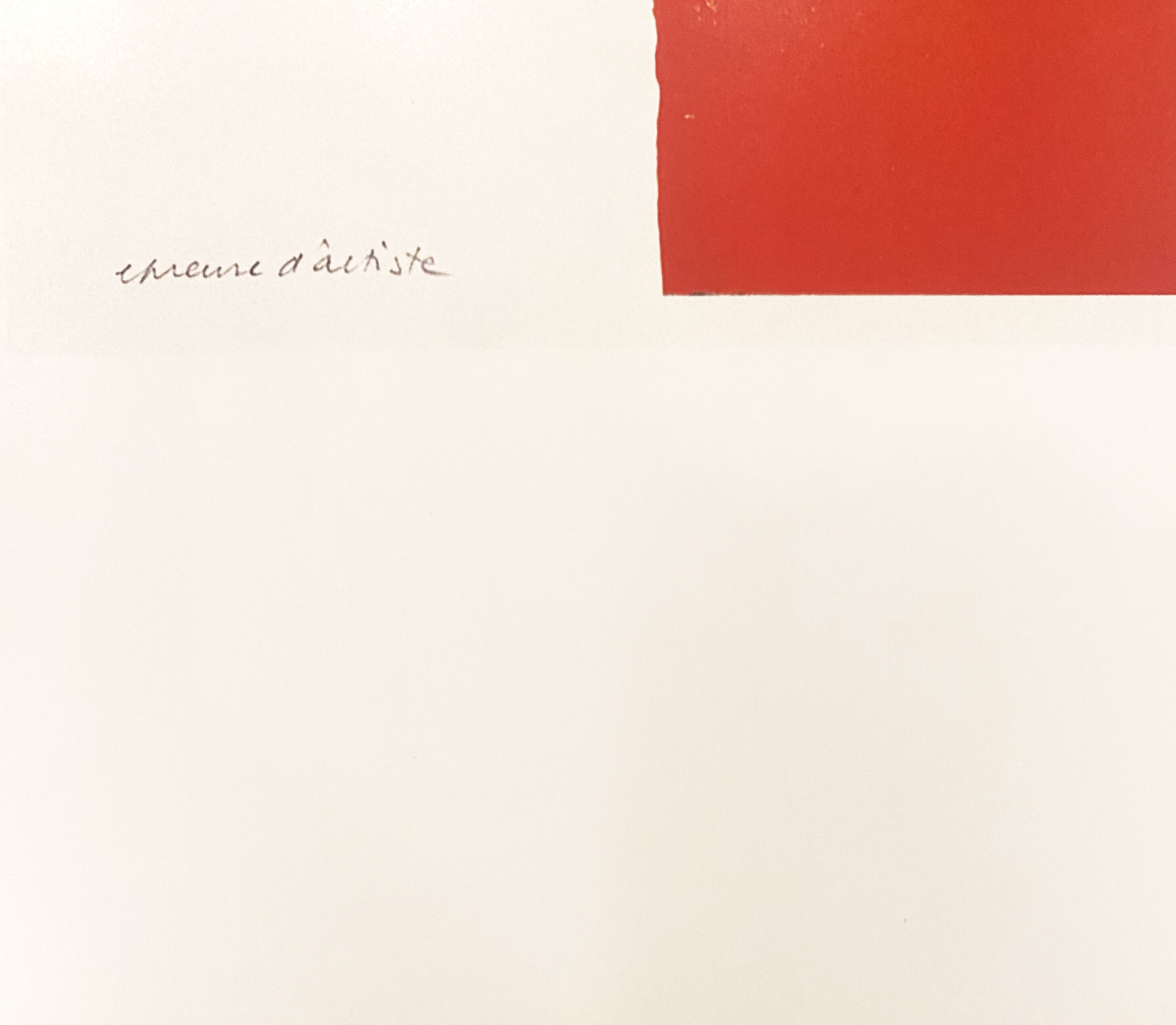 Pierre Soulages, poster representing lithograph #24b, Soulages Rodez Museum edition around 2020