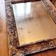 Miroir “Clotilde” – décor floral doré