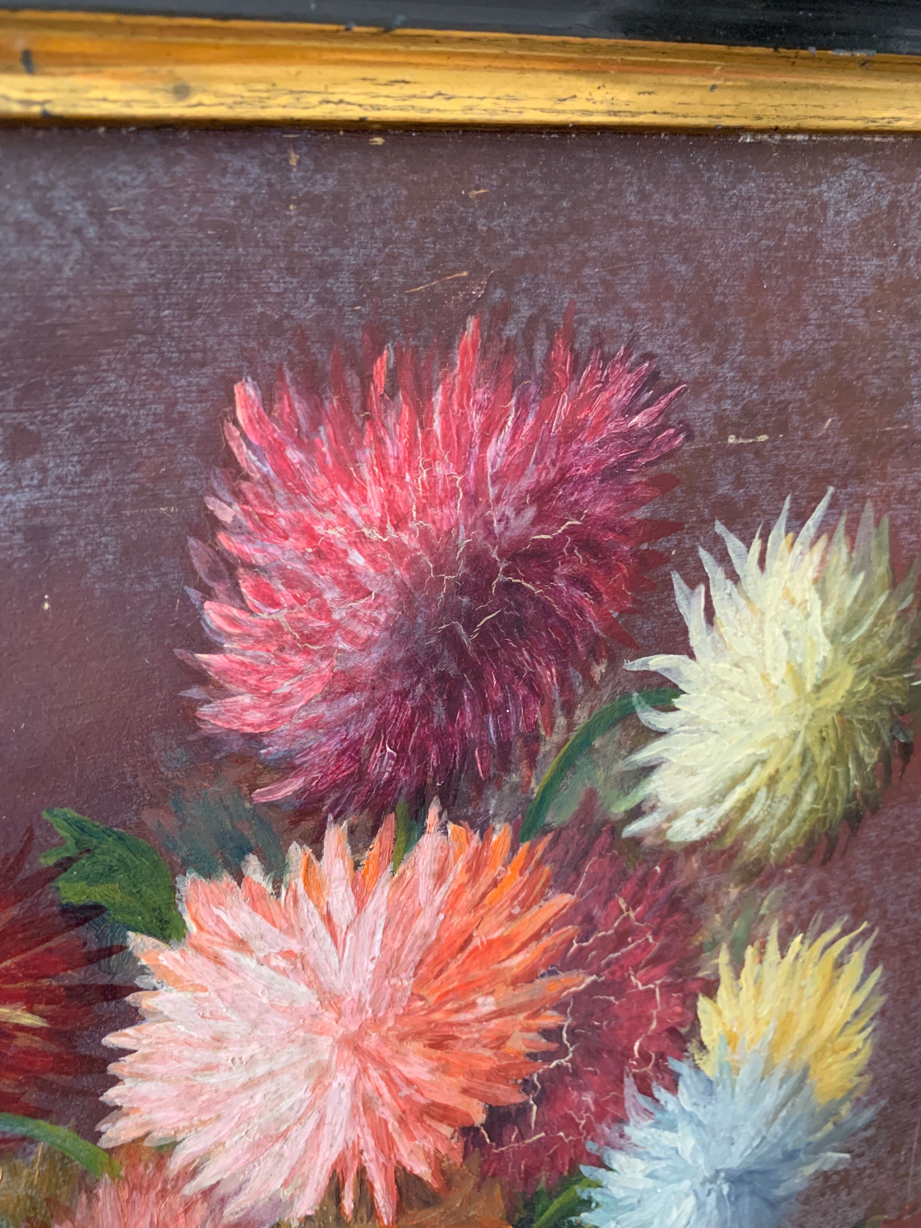 Ancient flower painting