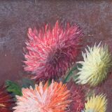 Peinture de fleurs ancienne