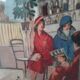 School poster Nightingale the hairdresser / A vintage pool