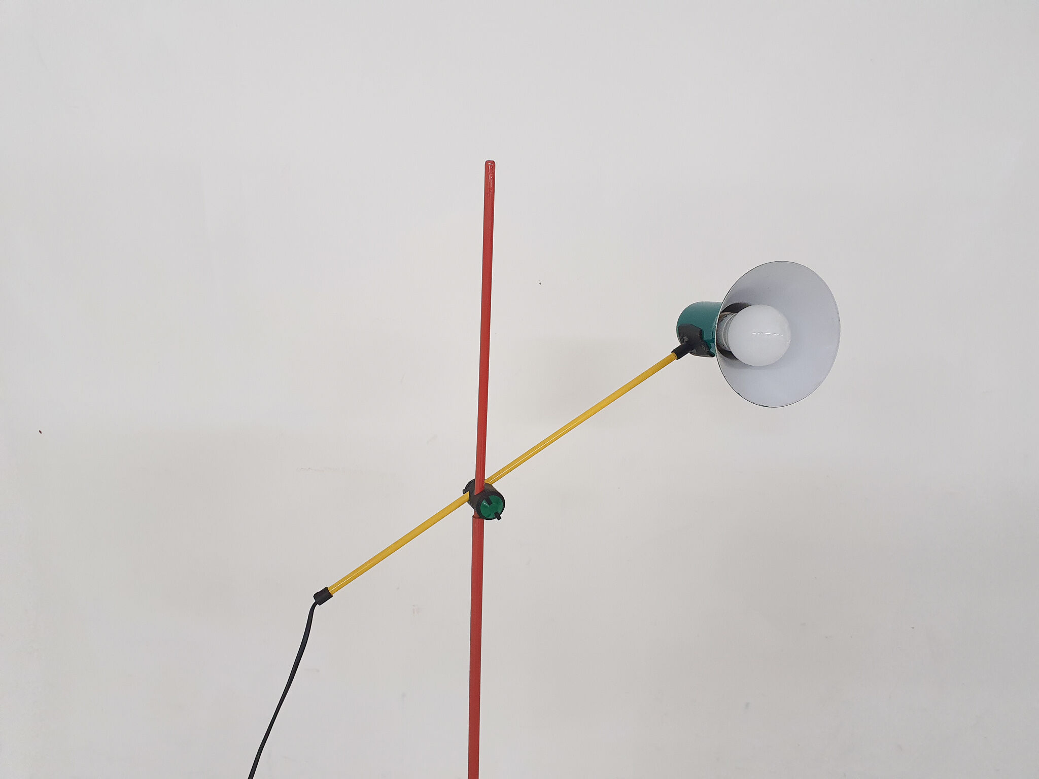 Veneta Lumi metal floor lamp, italy 1990's