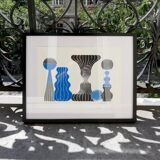 Sérigraphie artisanale jardin édition limitée