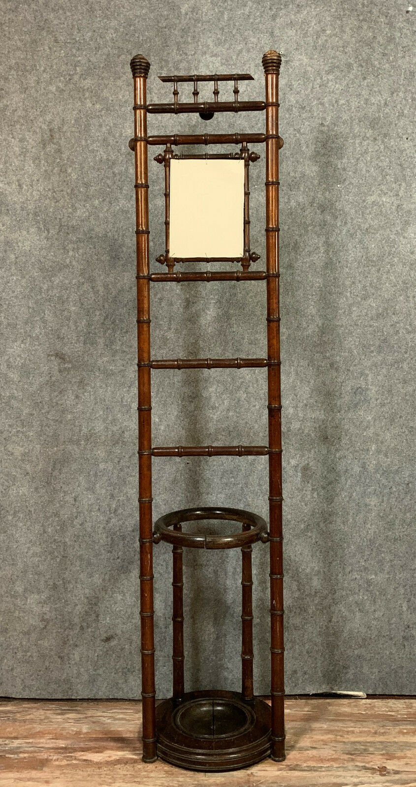 coat rack and bamboo umbrella holder circa 1880