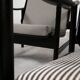 2x wooden Scandinavian arm chairs