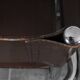 Set of 5 Cantilever MG5 chairs by Matteo Grassi in brown leather