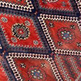 Tapis ancien persan de ghashghai 218x310 cm