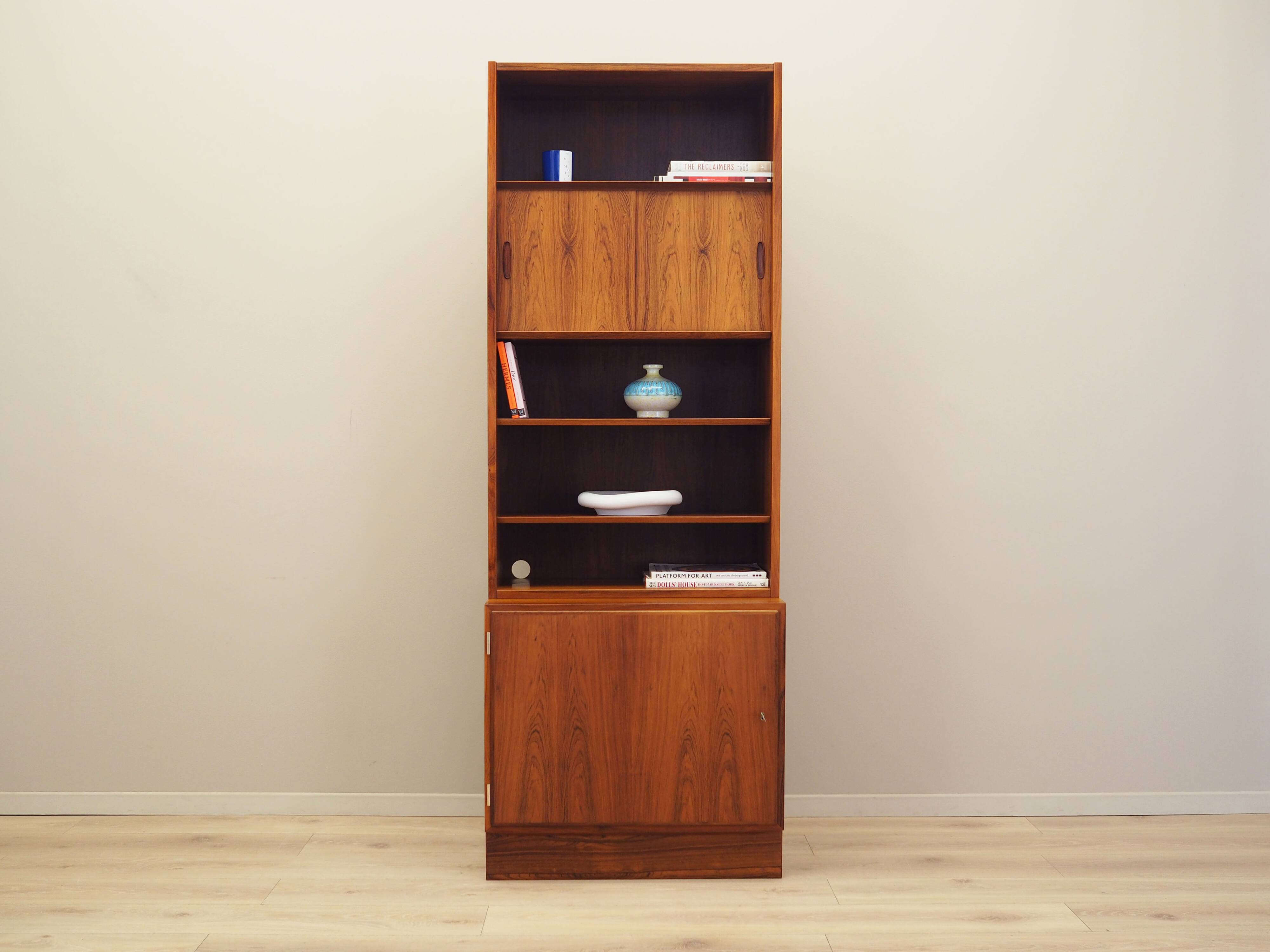 Rosewood bookcase, Danish design, 1970s, production: Hundevad