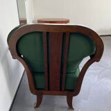 Set of 2 art deco style armchairs