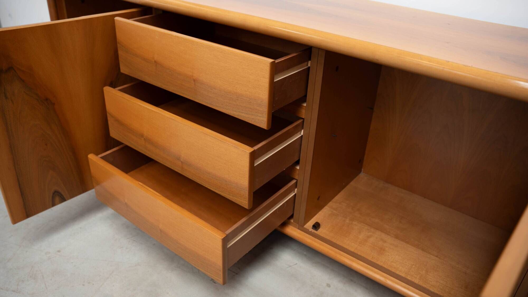 1980's Italian walnut sideboard