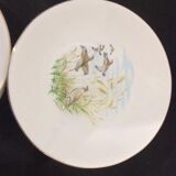 9 plates primefleur gien