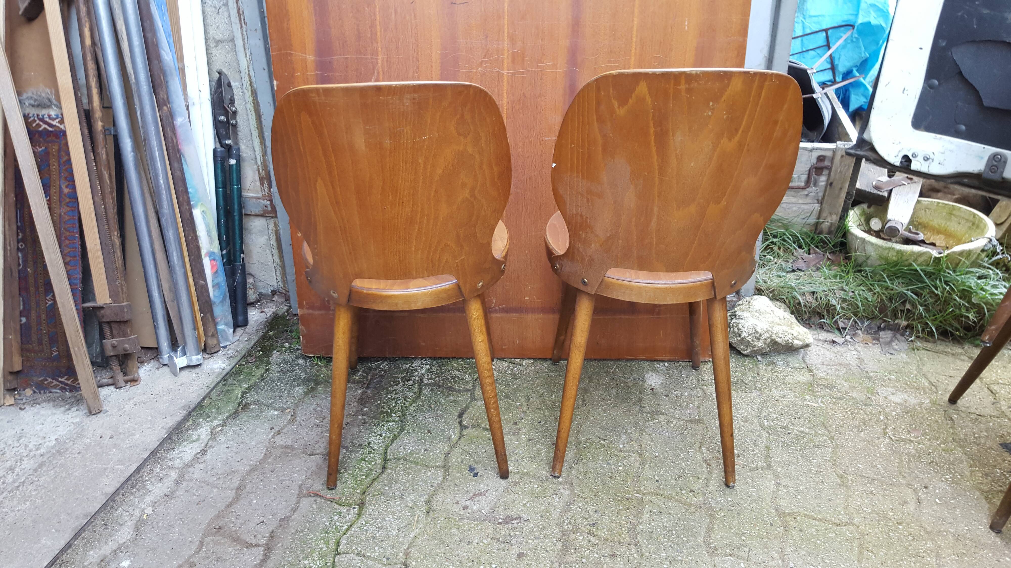 Pair of Baumann 60s style chairs