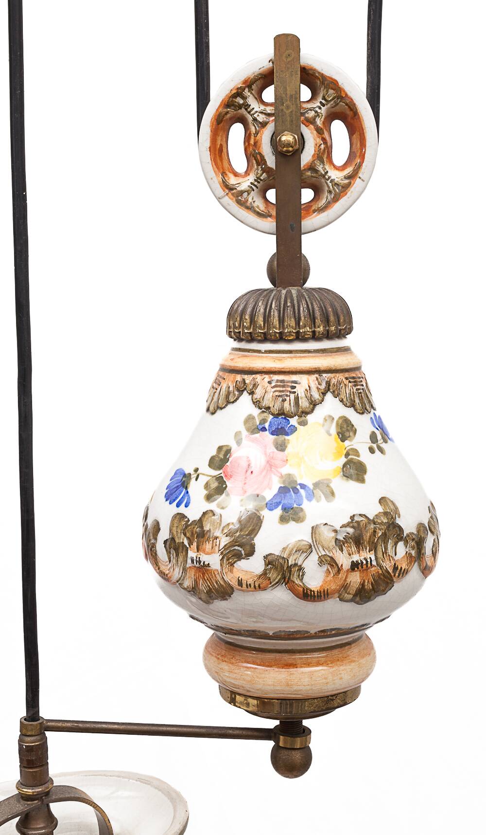 Ceramic up-and-down chandelier