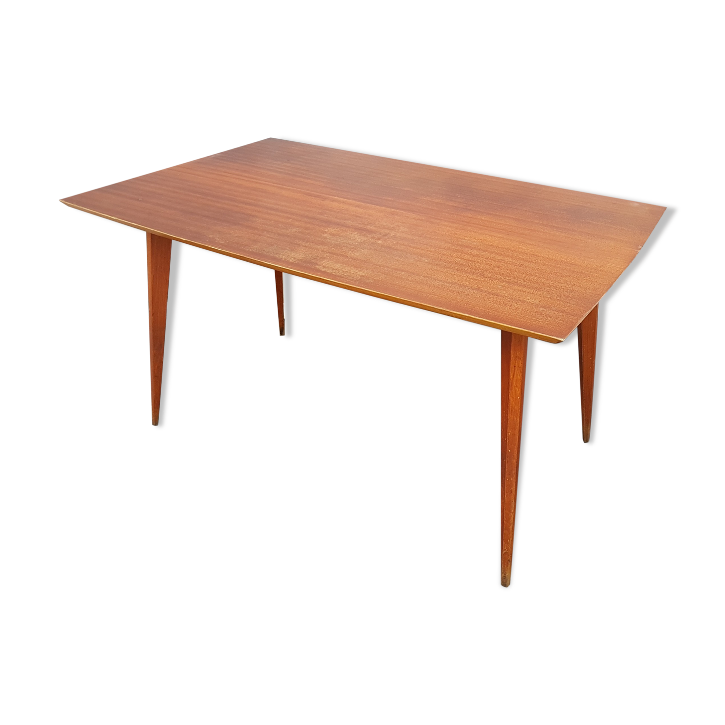 Scandinavian expandable table in teak, 1950
