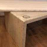 Coffee table travertine