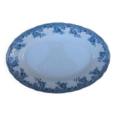 Large oval serving dish Saint Amand and Hamage "La Vallière"
