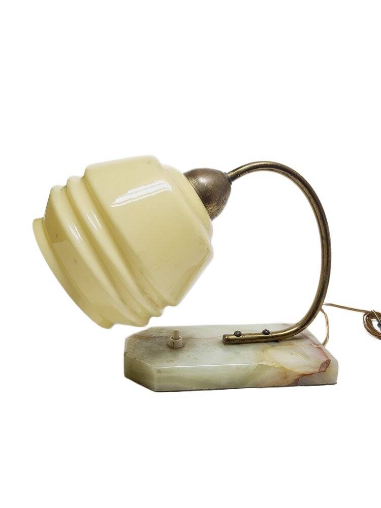 Art Deco bedside lamp, Belgium, 1950s