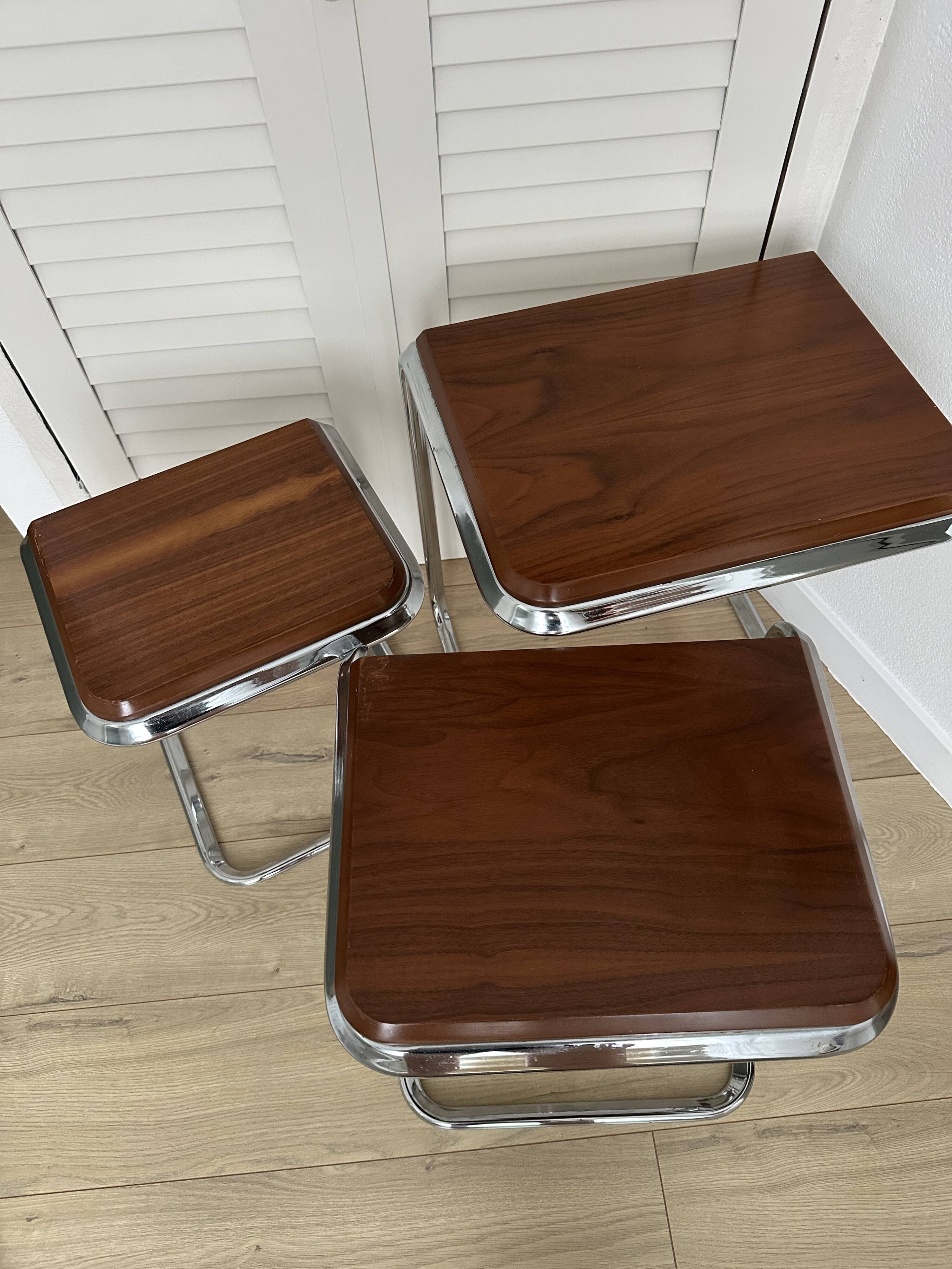 Set of 3 Vintage Nesting Tables
