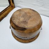 Glazed terracotta pot